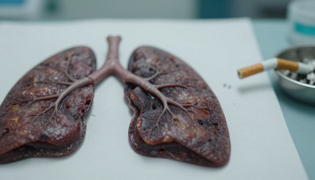 lung damage from smoking