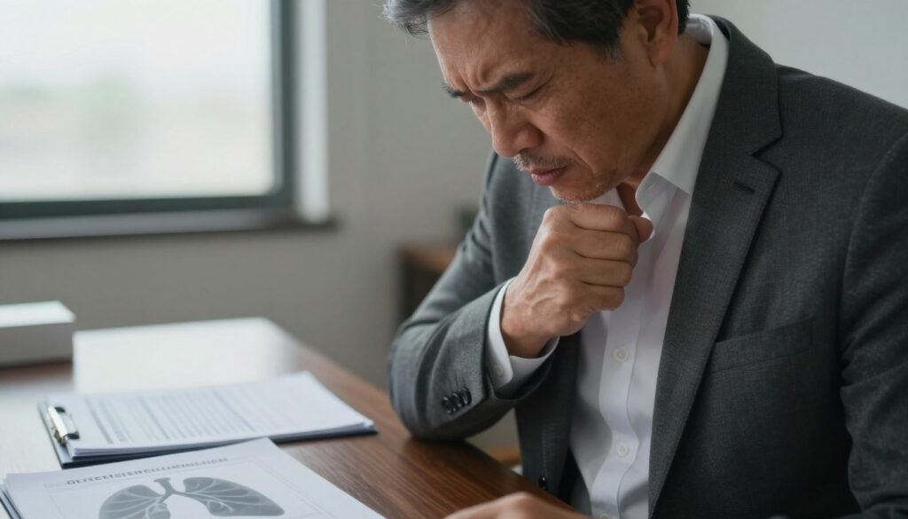 persistent cough and lung cancer signs